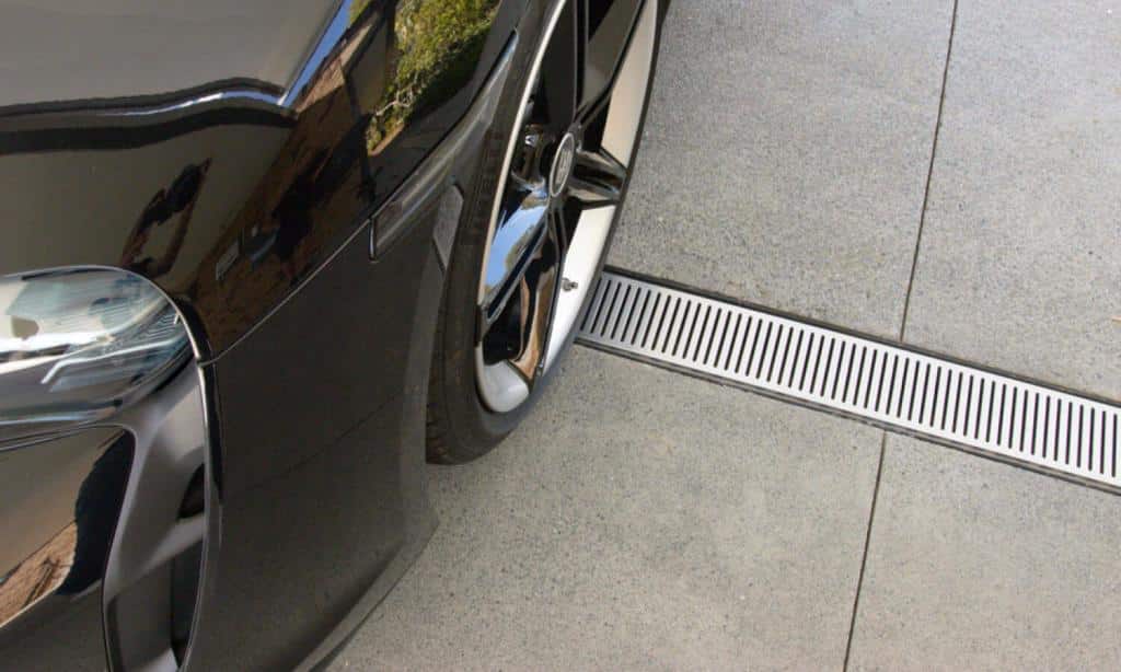 Silve Drain Cover In Garage