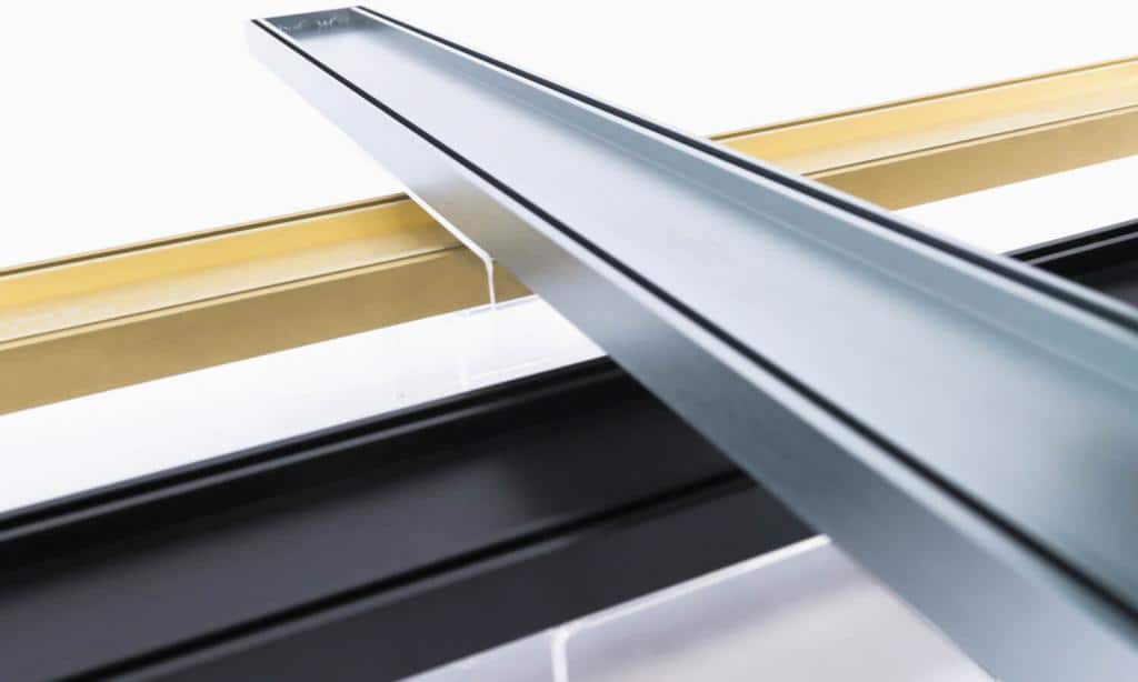 Slimline Tile Insert Gold Silver Black