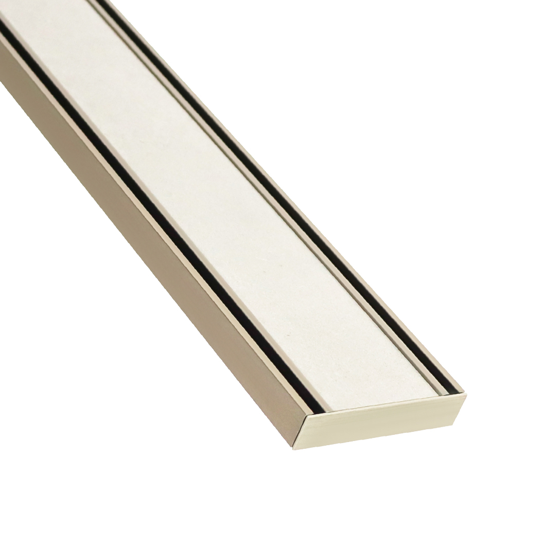 Brushed Nickel Slimline Tile Insert 21 (STI21-BN) | Lauxes Grates