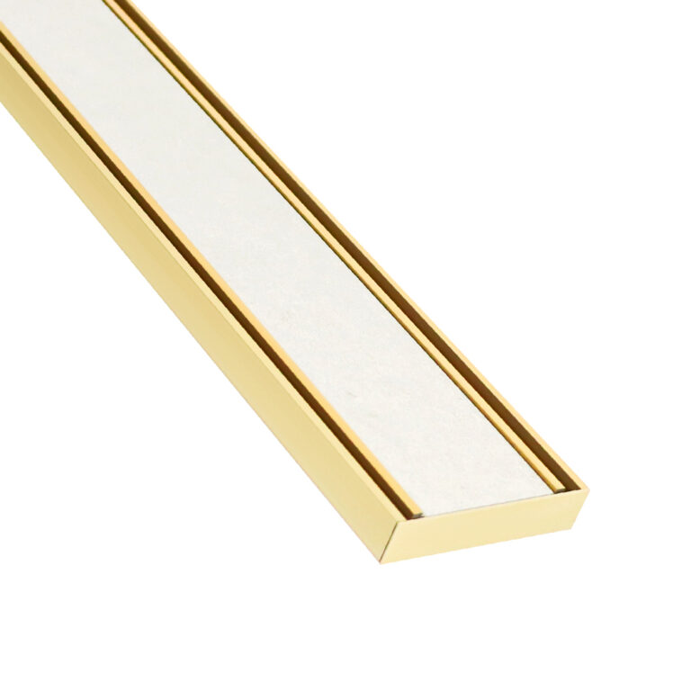Gold Line Insert Gold Slimline Tile Insert 21 (STI21-G) | Lauxes Grates