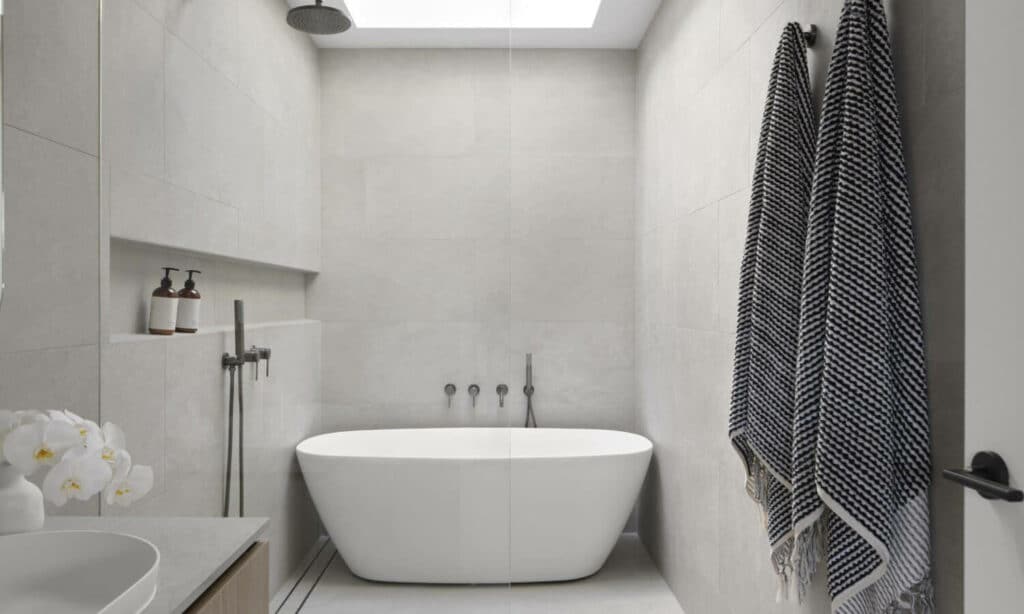 Black And Grey Bathroom